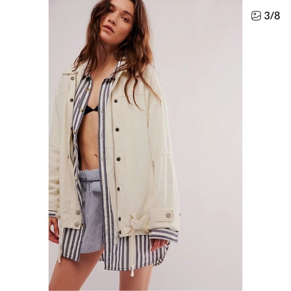 We The Free Lola Linen Jacket